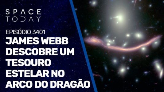 JAMES WEBB DESCOBRE UM TESOURO ESTELAR NO ARCO DO DRAGÃO