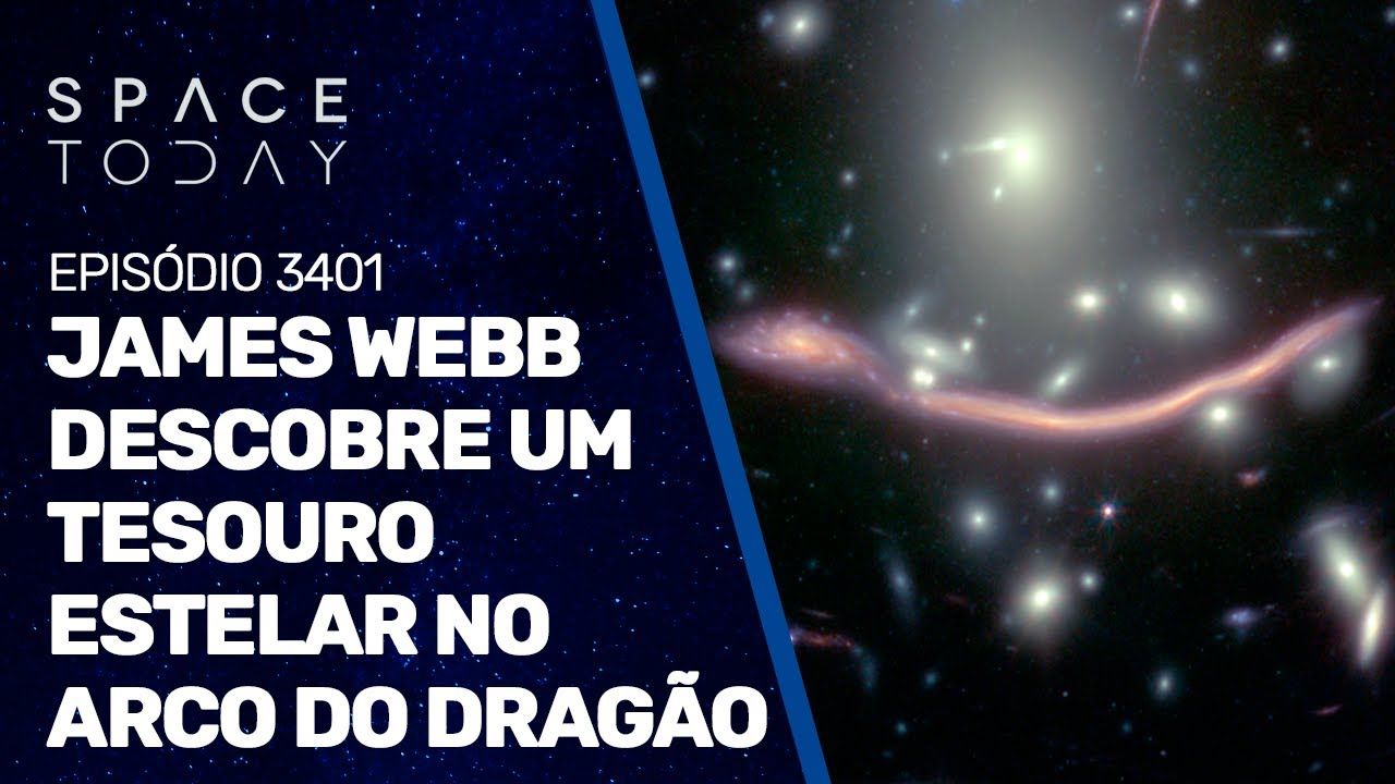 JAMES WEBB DESCOBRE UM TESOURO ESTELAR NO ARCO DO DRAGÃO