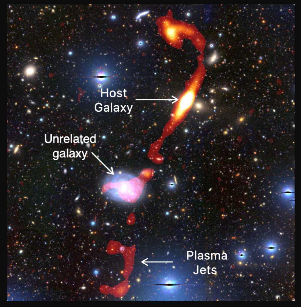 Astrônomos Descobrem Rádio Galáxia Gigante Inkathazo