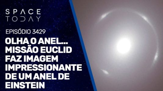 OLHA O ANEL .... MISSÃO EUCLID FAZ IMAGEM IMPRESSIONANTE DE UM ANEL DE EINSTEIN