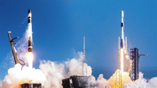 LANÇAMENTO  DUPLO - ROCKET LAB ELECTRON - SPACEX FALCON 9