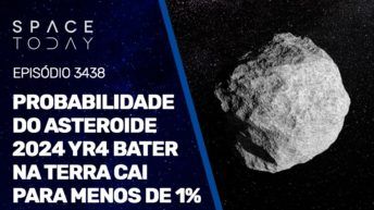 PROBABILIDADE DO ASTEROIDE 2024 YR4 BATER NA TERRA CAI PARA MENOS DE 1%