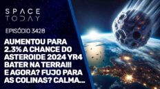 AUMENTOU PARA 2.3% A CHANCE DO ASTEROIDE 2024 YR4 BATER NA TERRA!! E AGORA???