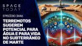 TERREMOTOS SUGEREM POTENCIAL PARA ÁGUA E PARA VIDA NO SUBTERRÂNEO DE MARTE
