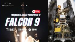 LANÇAMENTO COMPARTILHADO | TRANSPORTER 13 | FALCON 9 (Pouso em terra)