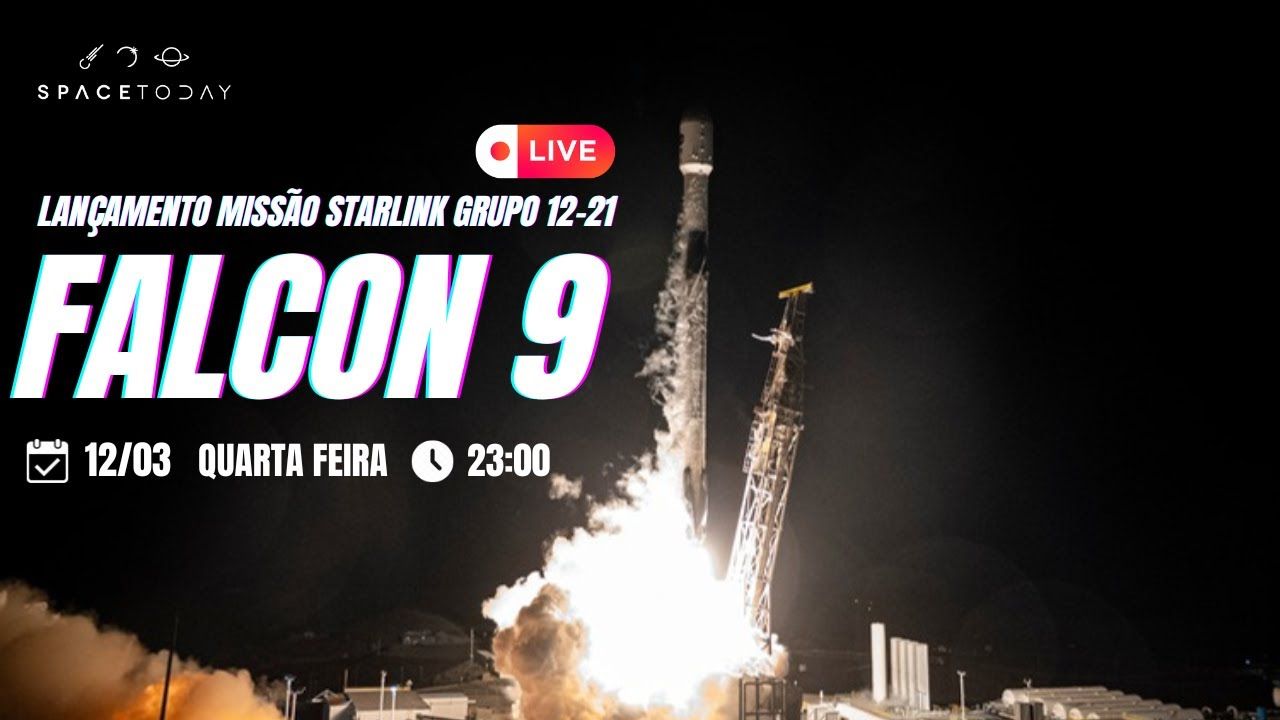 LANÇAMENTO FALCON 9 | STARLINK GRUPO 12-21 (Terceira Tentativa)