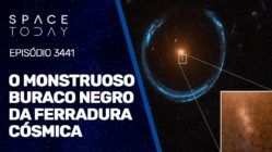 O MONSTRUOSO BURACO NEGRO DA FERRADURA CÓSMICA