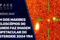 UM DOS MAIORES TELESCÓPIOS DO MUNDO FAZ IMAGEM ESPETACULAR DO ASTEROIDE 2024 YR4