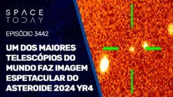 UM DOS MAIORES TELESCÓPIOS DO MUNDO FAZ IMAGEM ESPETACULAR DO ASTEROIDE 2024 YR4