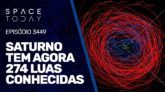 SATURNO TEM AGORA 274 LUAS CONHECIDAS