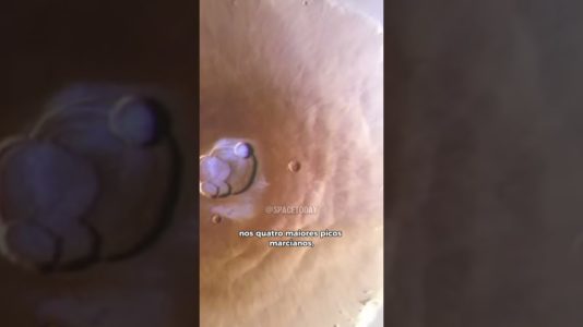 GEADA nos VULCÕES de MARTE