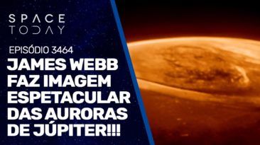 JAMES WEBB FAZ IMAGEM ESPETACULAR DAS AURORAS DE JÚPITER!!!