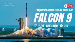 LANÇAMENTO FALCON 9 | STARLINK GRUPO 6-67