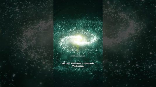 GALÁXIA com buraco negro ULTRAMASSIVO!