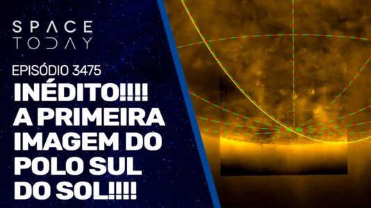 INÉDITO!!! A PRIMEIRA IMAGEM DO POLO SUL DO SOL!!!