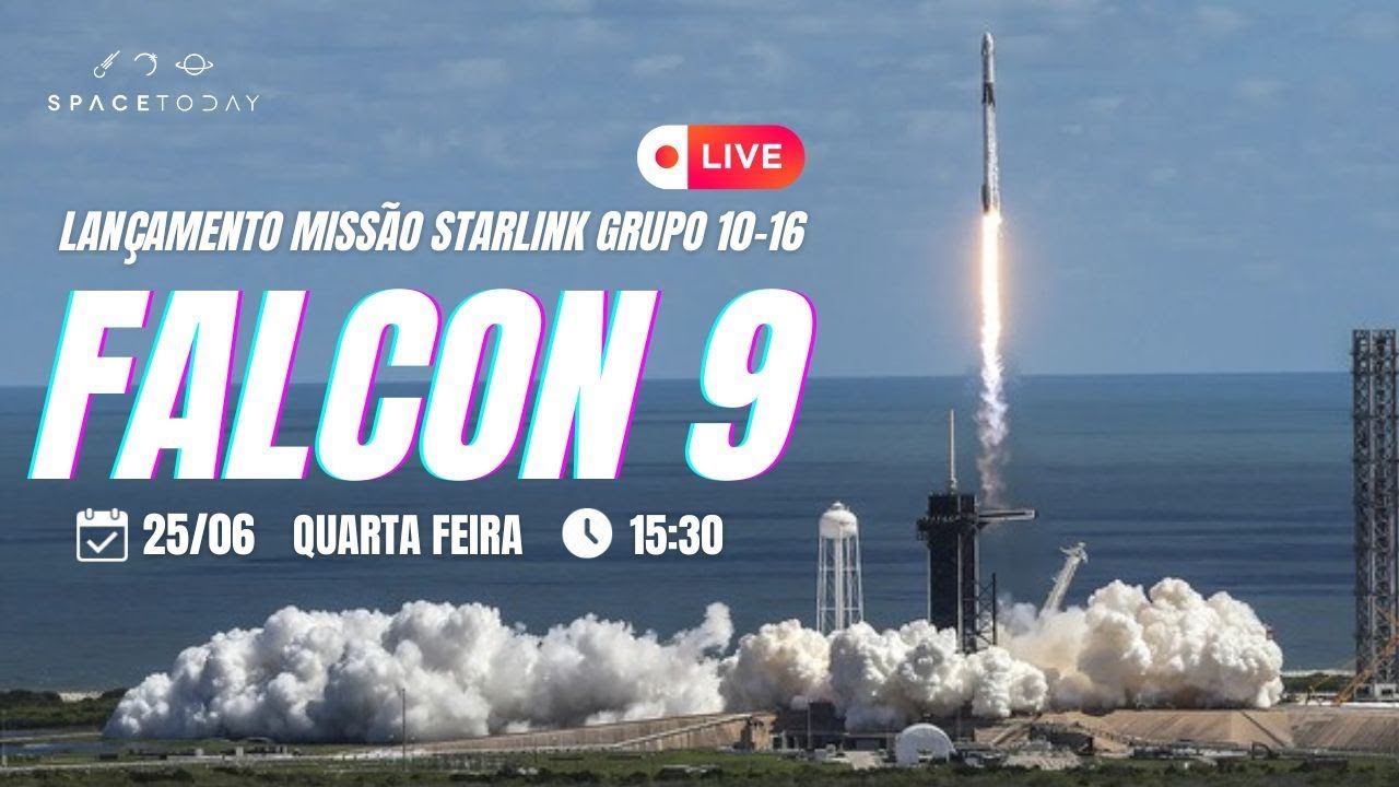 LANÇAMENTO FALCON 9 | MISSÃO STARLINK GRUPO 10-16