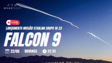 LANÇAMENTO FALCON 9 - MISSÃO STARLINK GRUPO 10-23