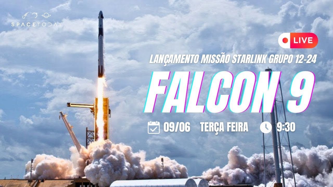 LANÇAMENTO FALCON 9 | STARLINK GRUPO 12-24