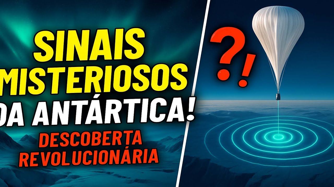OS ESTRANHOS SINAIS DE RÁDIO VINDOS DEBAIXO DO GELO DA ANTÁRTIDA