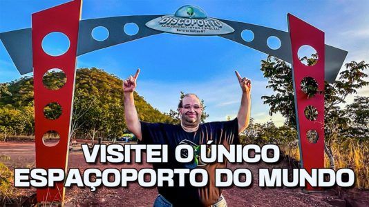 SERJÃO FOGUETES VISITA ESPAÇOPORTO DE ALIENÍGENAS: O Que Ele Encontrou?