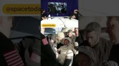 A VOLTA HISTÓRICA DOS ASTRONAUTAS "PRESOS"