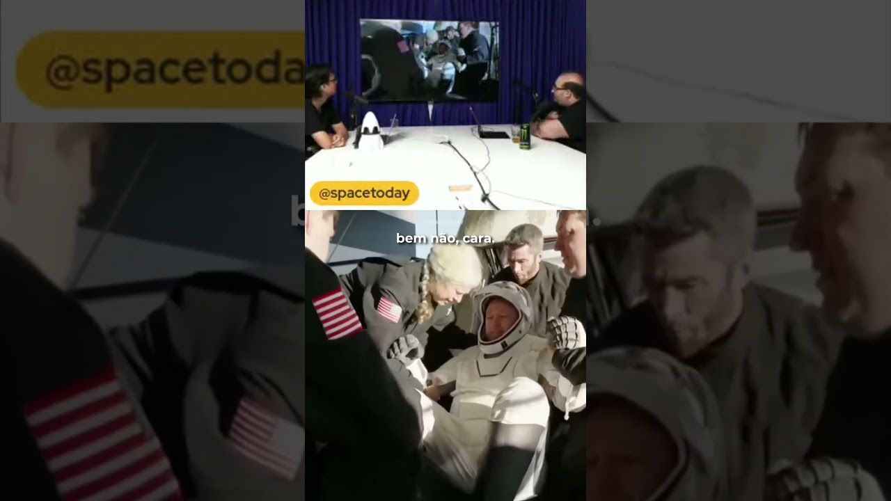 A VOLTA HISTÓRICA DOS ASTRONAUTAS "PRESOS"