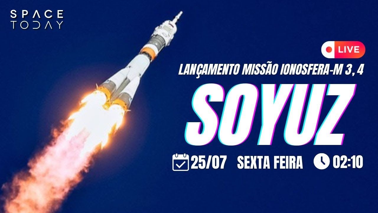 LANÇAMENTO FOGUETE SOYUZ | MISSÃO IONOSFERA-M 3 e 4
