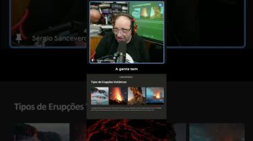 SACANI EXPLICA OS TIPOS DE ERUPÇÕES VULCÂNICAS