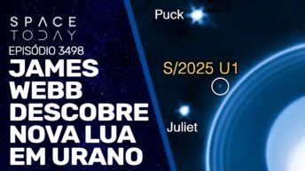 JAMES WEBB DESCOBRE NOVA LUA EM URANO