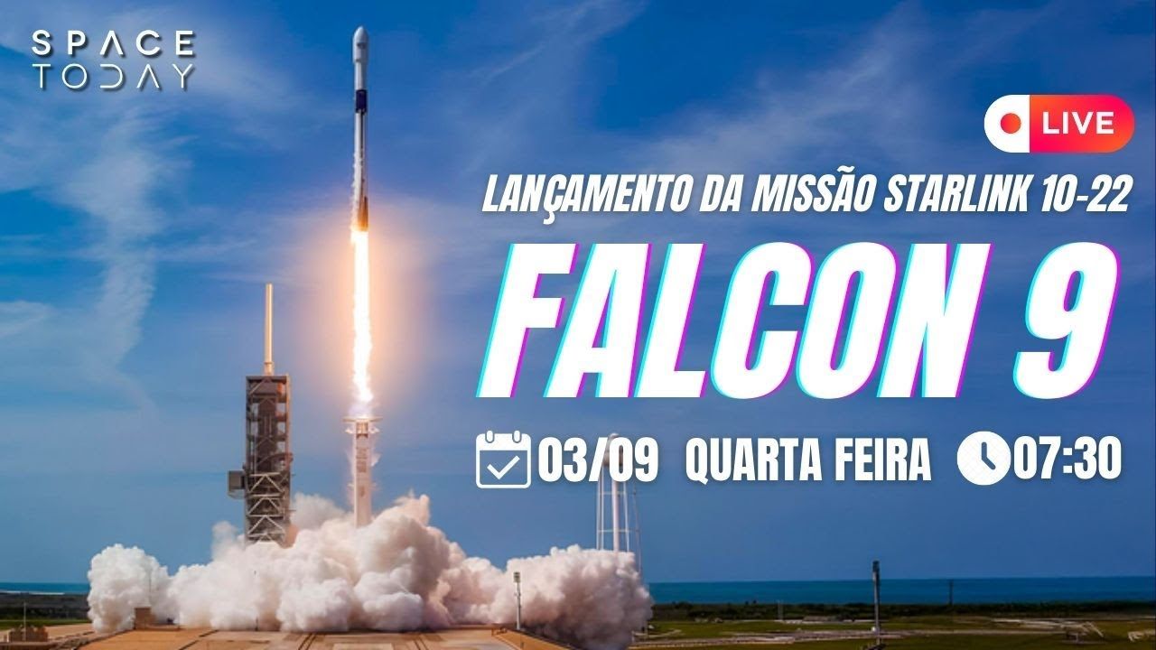LANÇAMENTO FALCON 9 | STARLINK GRUPO 10-22
