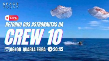 RETORNO DOS ASTRONAUTAS DA MISSÃO CREW-10