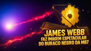 JAMES WEBB FAZ IMAGEM ESPETACULAR DO BURACO NEGRO DA M87