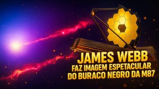 JAMES WEBB FAZ IMAGEM ESPETACULAR DO BURACO NEGRO DA M87