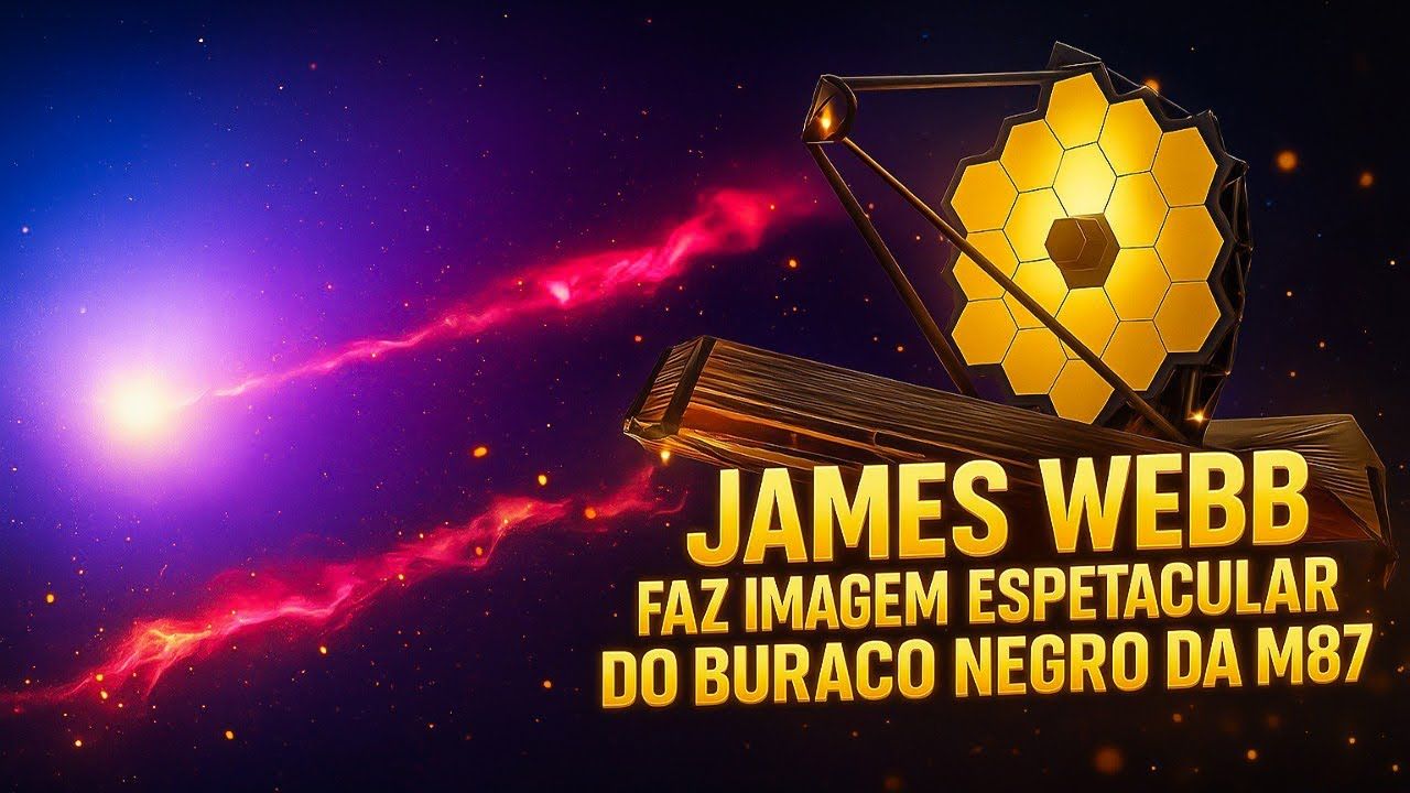 JAMES WEBB FAZ IMAGEM ESPETACULAR DO BURACO NEGRO DA M87