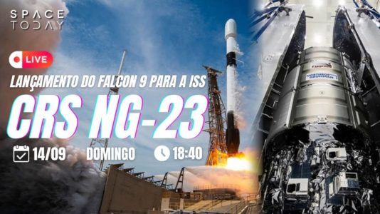 LANÇAMENTO FALCON 9 COM CARGA PARA A ISS | POUSO EM TERRA | CRS NG-23