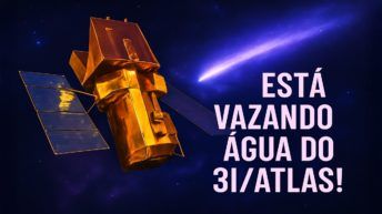 ESTÁ VAZANDO ÁGUA DO 3I/ATLAS!!!