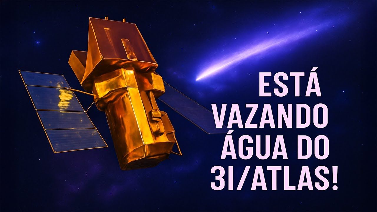 ESTÁ VAZANDO ÁGUA DO 3I/ATLAS!!!