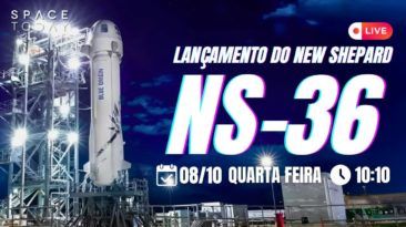 LANÇAMENTO DE ASTRONAUTAS DA BLUE ORIGIN | NEW SHEPARD | NS-36