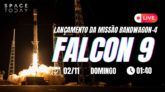 LANÇAMENTO FALCON 9 COM POUSO EM TERRA! | BANDWAGON-4