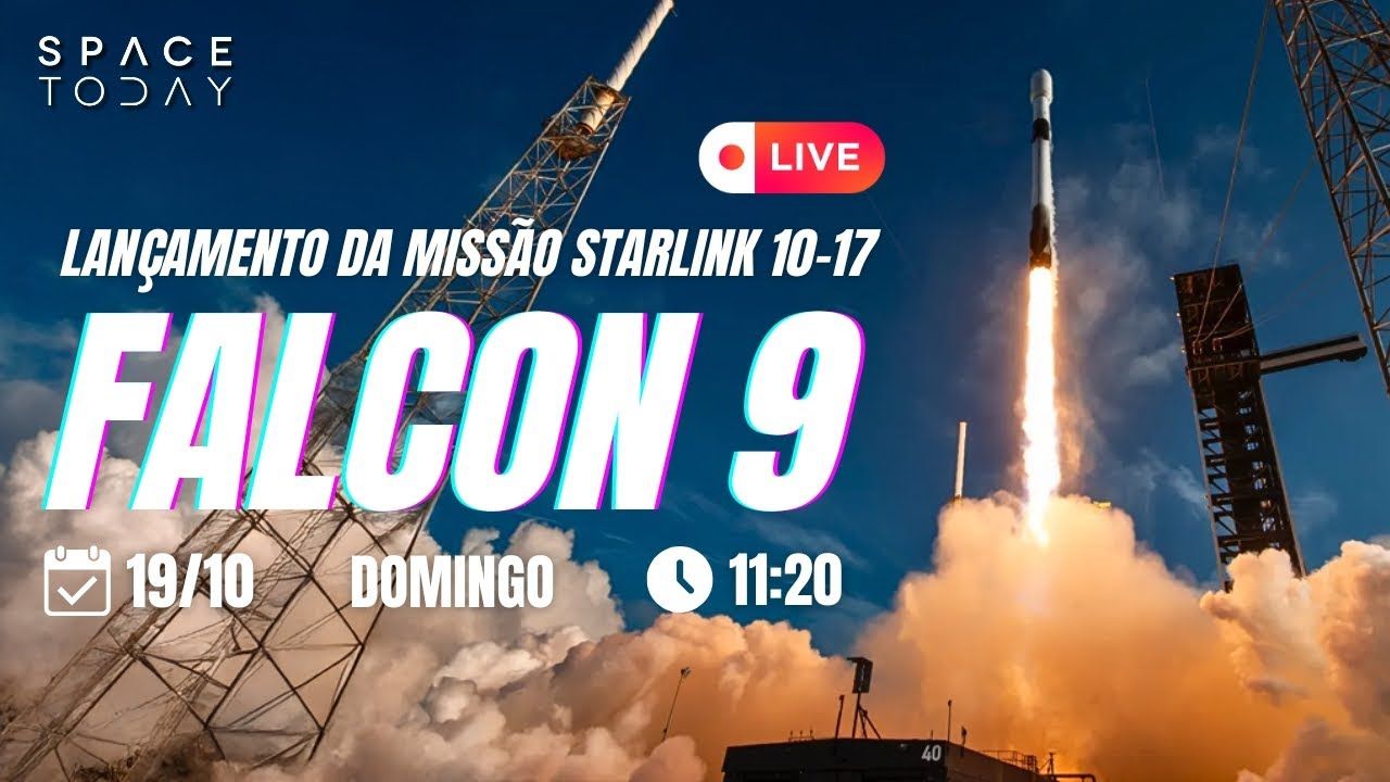 LANÇAMENTO FALCON 9 | STARLINK GRUPO 10-17