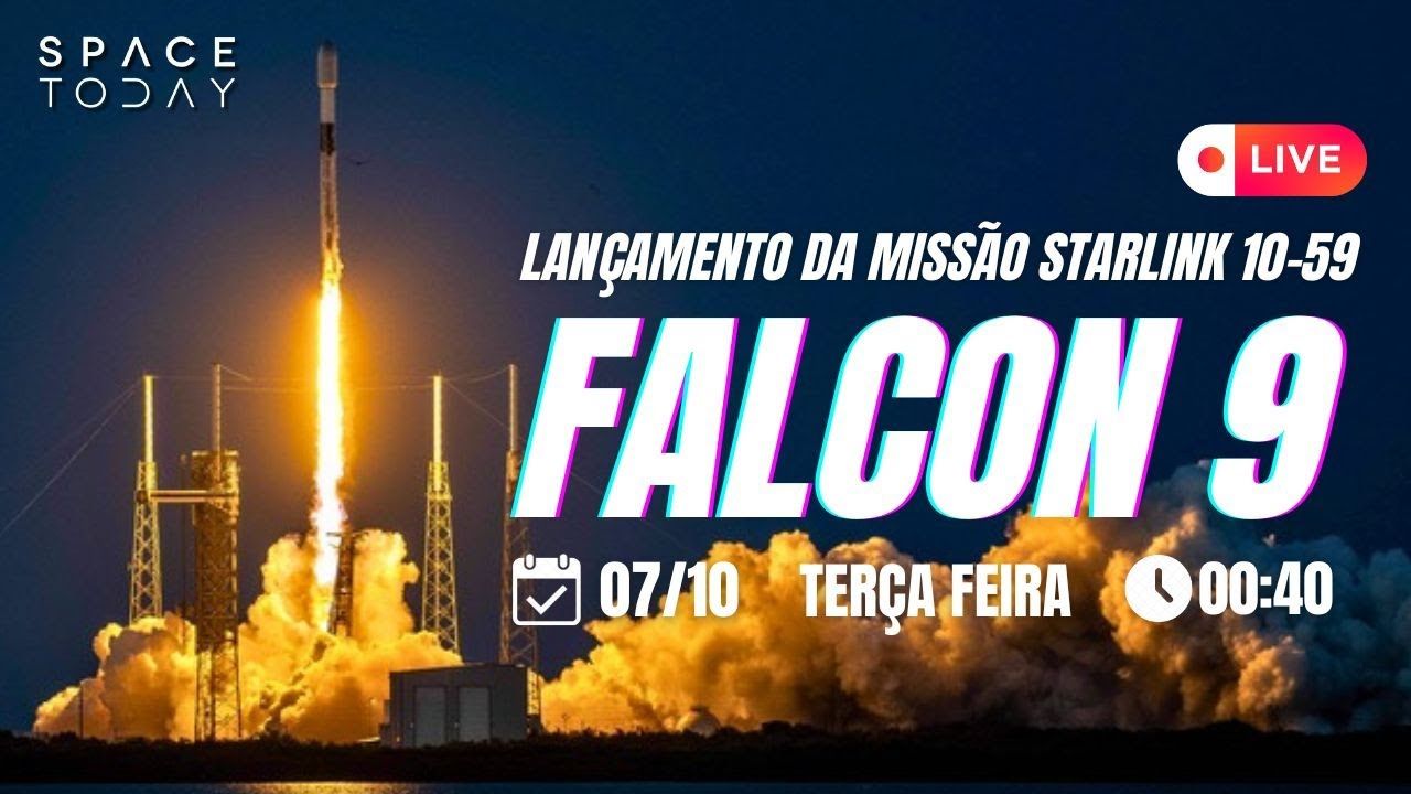 LANÇAMENTO FALCON 9 | STARLINK GRUPO 10-59