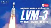 LANÇAMENTO INDIANO LVM-3 | MISSÃO CMS-3 (GSAT-7R)
