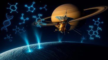 NOVAS PISTAS SOBRE A VIDA EXTRATERRESTRE NO OCEANO DE ENCÉLADO