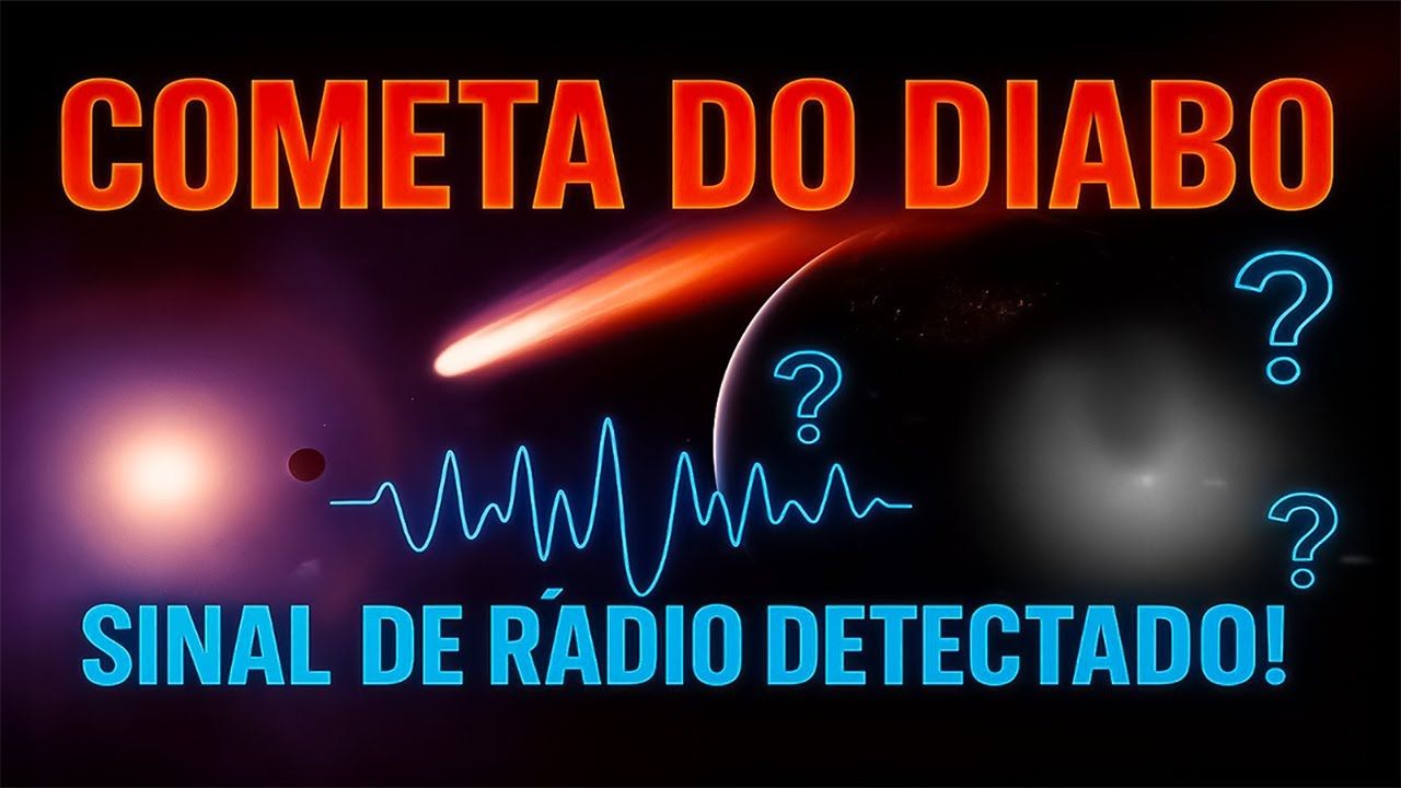 COMETA DO DIABO INTRIGA ASTRÔNOMOS E EMITE SINAL DE RÁDIO!! E AGORA 3I/ATLAS?