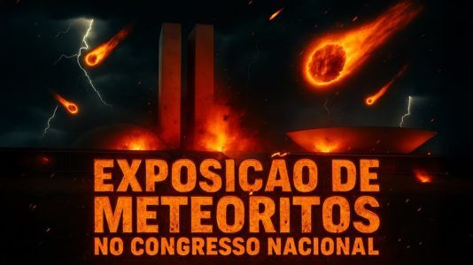 VISITAMOS A EXPOSIÇÃO DE METEORITOS NO CONGRESSO NACIONAL