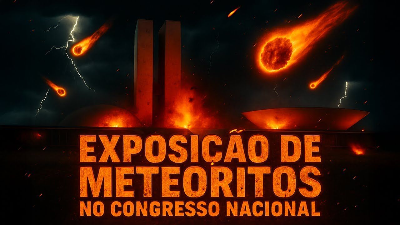 VISITAMOS A EXPOSIÇÃO DE METEORITOS NO CONGRESSO NACIONAL