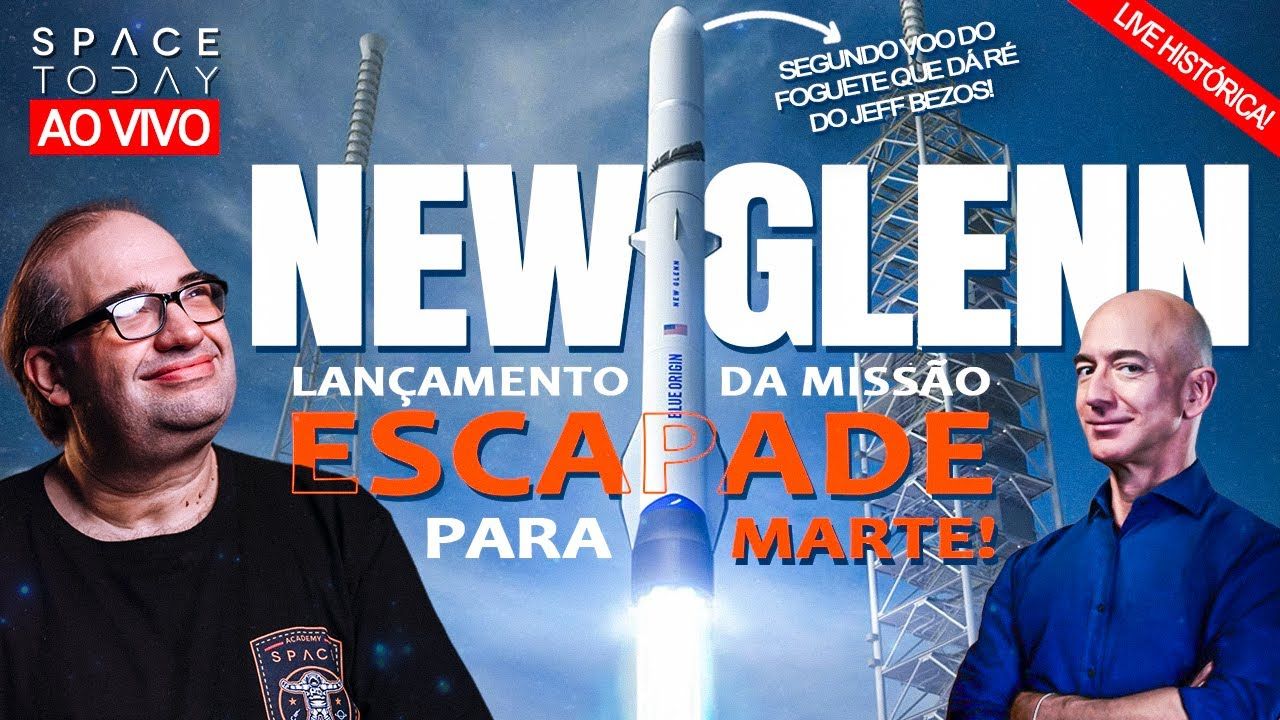 2º VOO DO NEW GLENN COM POUSO NA BALSA!! | MISSÃO ESCAPADE PARA MARTE