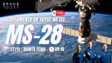 CHEGADA DA SOYUZ MS-28 COM ASTRONAUTAS NA ISS