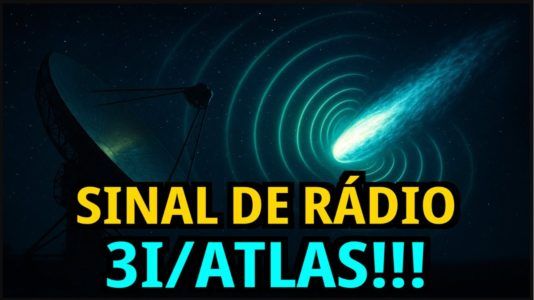 DETECTADO O PRIMEIRO SINAL DE RÁDIO DO 3I/ATLAS!!