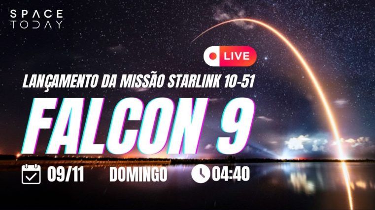 LANÇAMENTO FALCON 9 | STARLINK GRUPO 10-51 | 2ª TENTATIVA